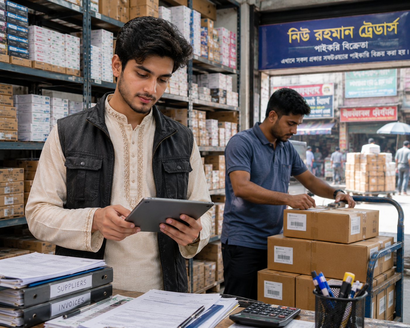 বাংলাদেশে ট্রেডারদের জন্য হোলসেল সফটওয়্যার ওয়ার্কফ্লো