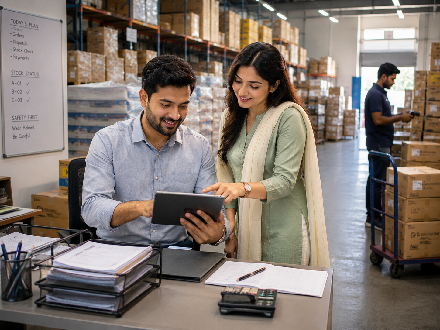 Wholesale trader business workflow